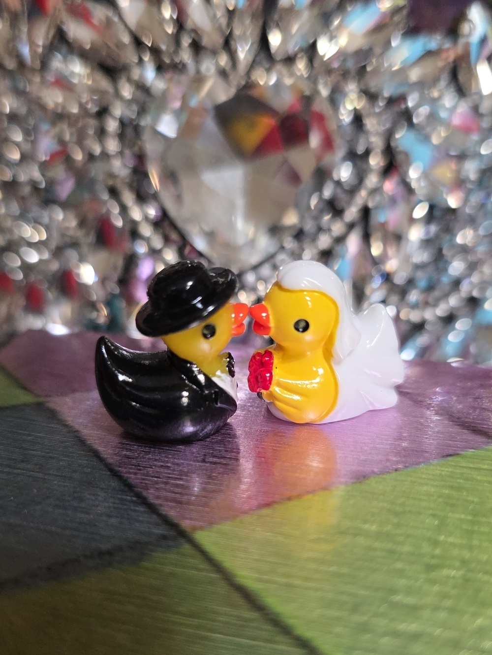 Getting Married!!!! Bride and Groom Mini Duck Set